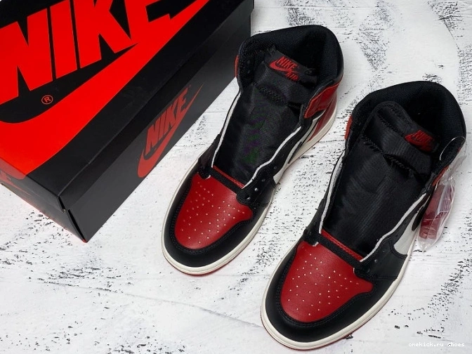 Rep Air 555088-610 High OG Toe 1 Jordan Retro Bred 0801